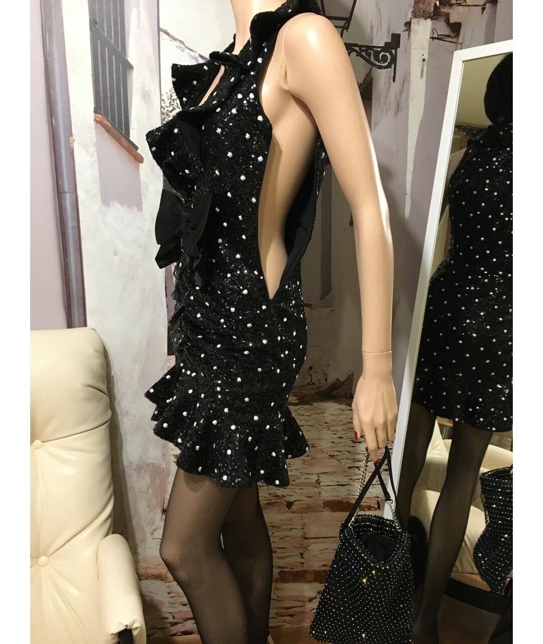 GIAMBATTISTA VALLI Черное вечернее платье, фото 6