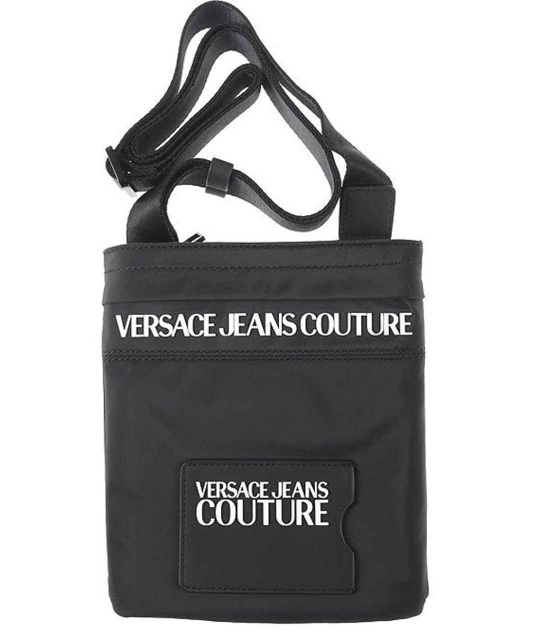 VERSACE JEANS COUTURE Черная сумка на плечо, фото 9