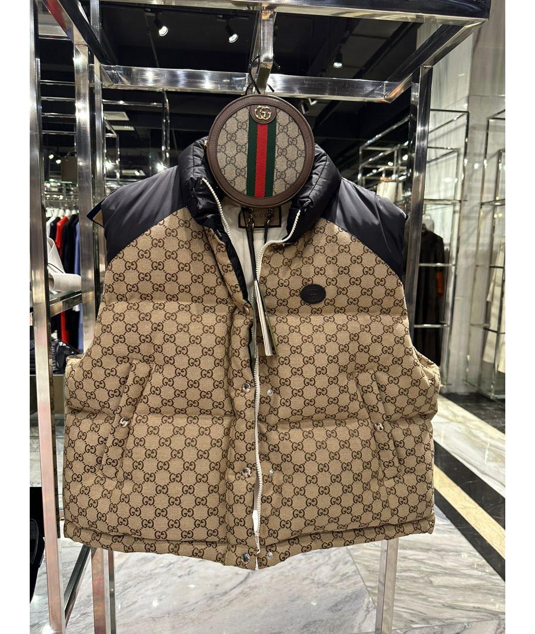 GUCCI Бежевый жилет, фото 2