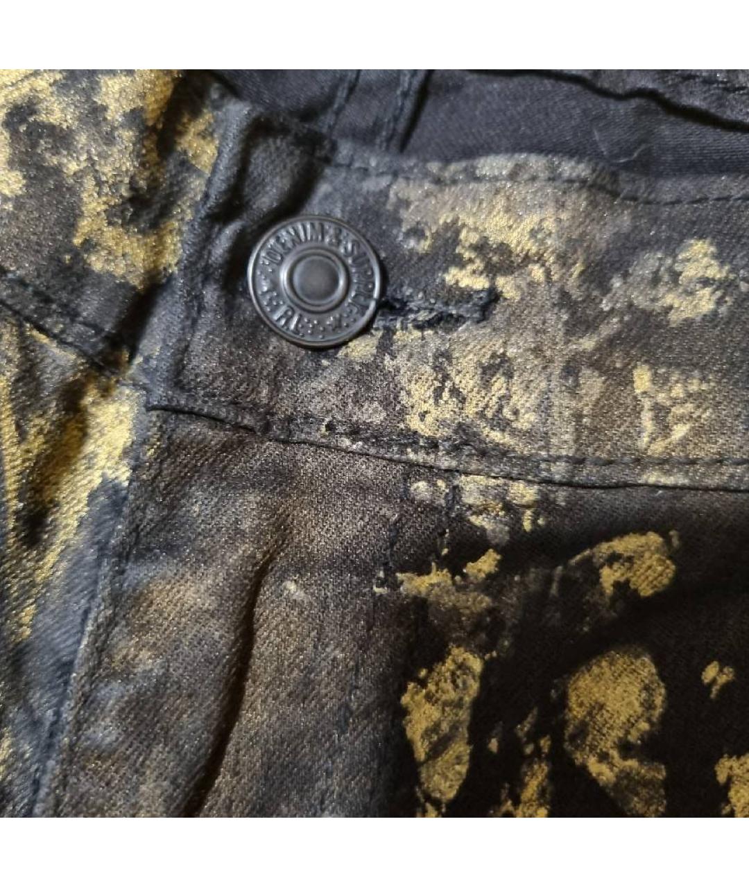RALPH LAUREN DENIM & SUPPLY Черные хлопко-эластановые джинсы слим, фото 7