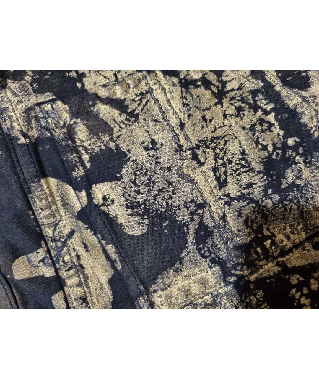 RALPH LAUREN DENIM & SUPPLY Черные хлопко-эластановые джинсы слим, фото 2