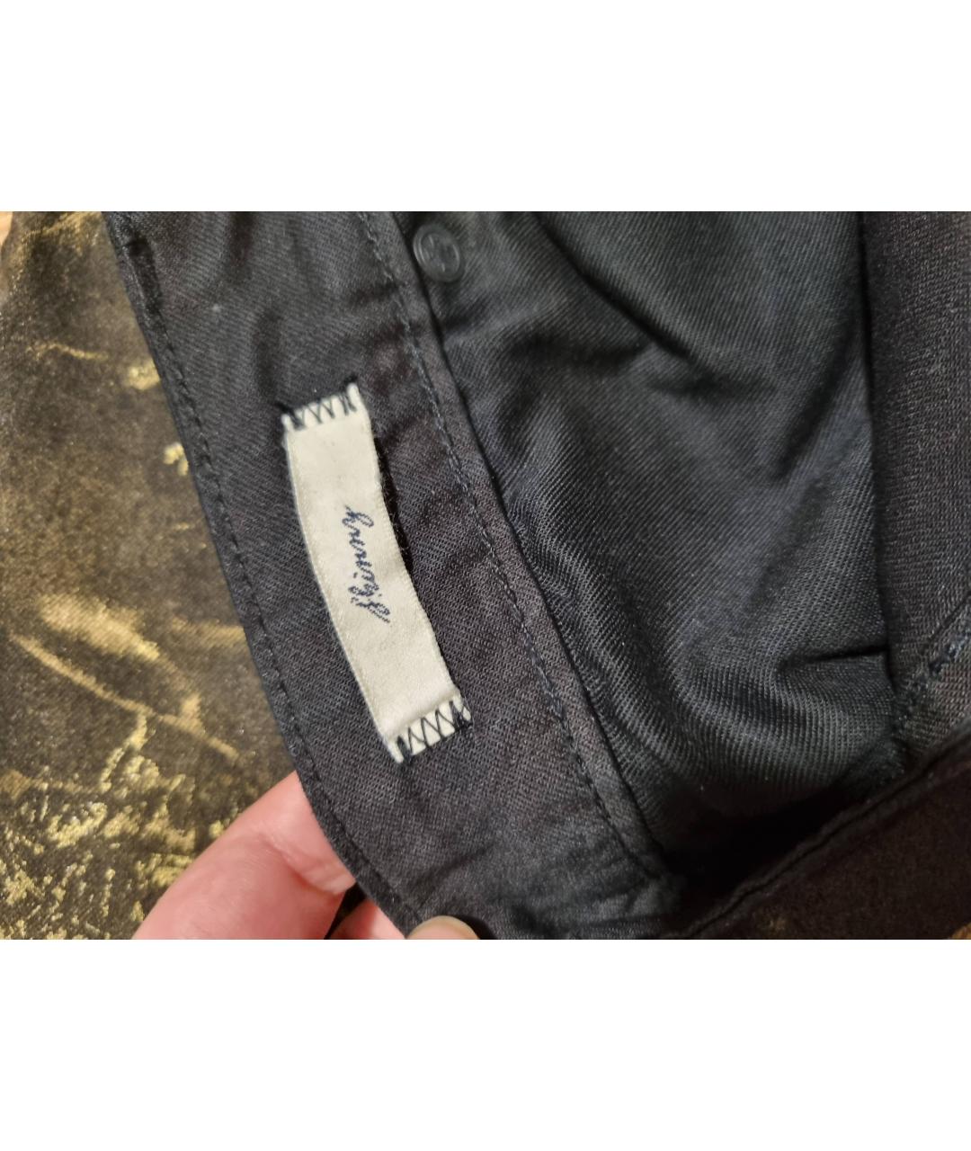 RALPH LAUREN DENIM & SUPPLY Черные хлопко-эластановые джинсы слим, фото 3