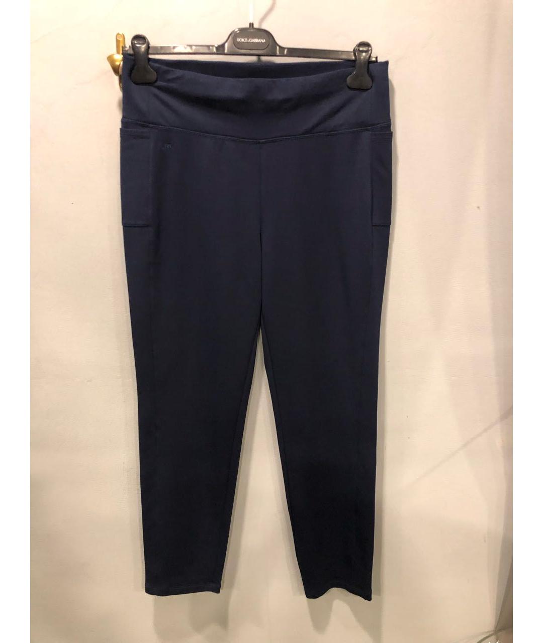POLO RALPH LAUREN Темно-синие хлопко-эластановые спортивные брюки и шорты, фото 5
