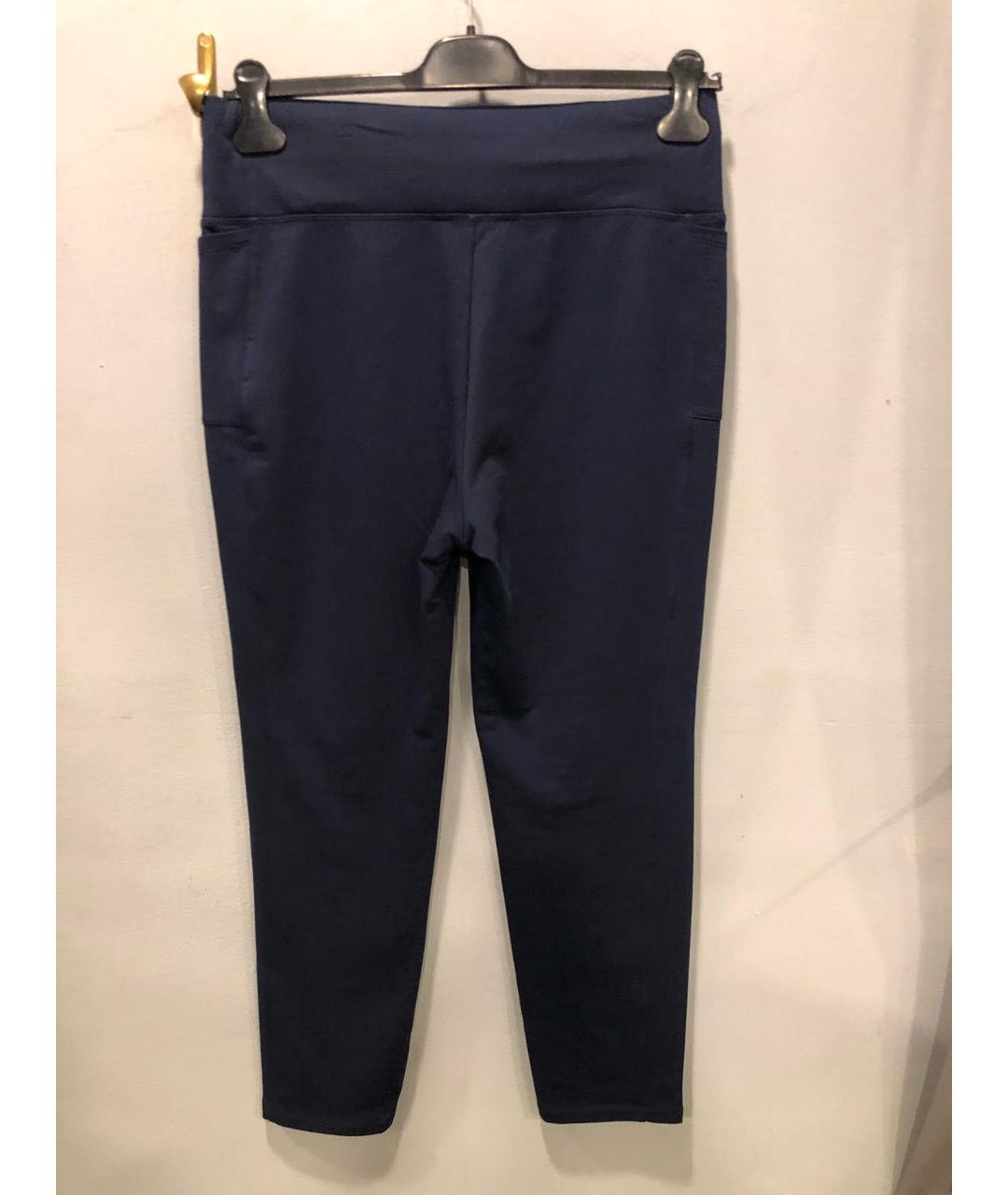 POLO RALPH LAUREN Темно-синие хлопко-эластановые спортивные брюки и шорты, фото 2