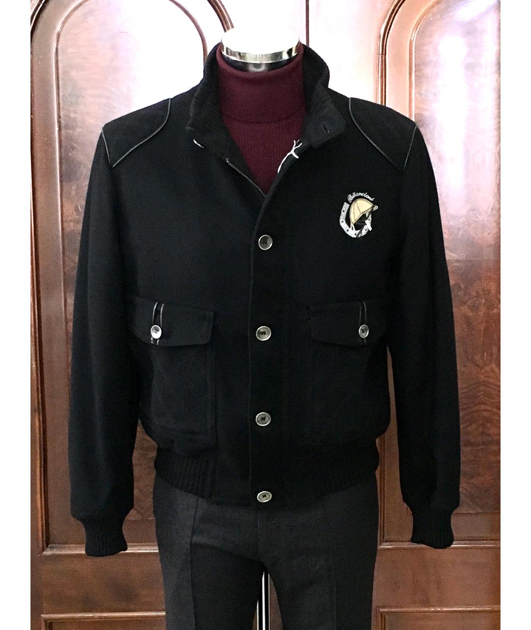 BILANCIONI Черная шерстяная куртка, фото 2
