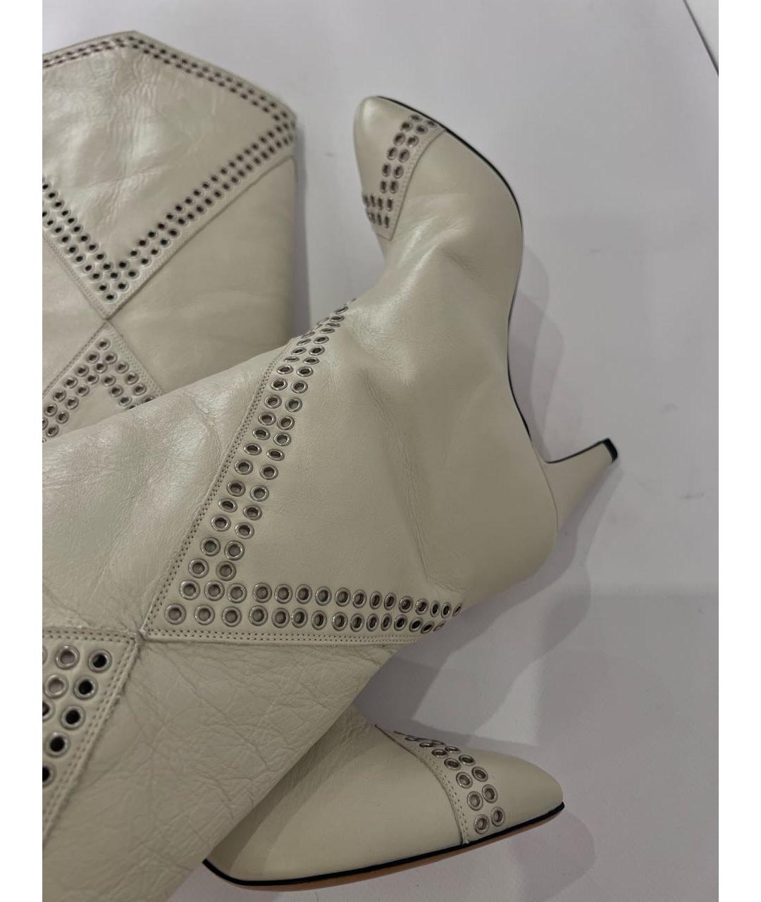 ISABEL MARANT Кожаные сапоги, фото 4