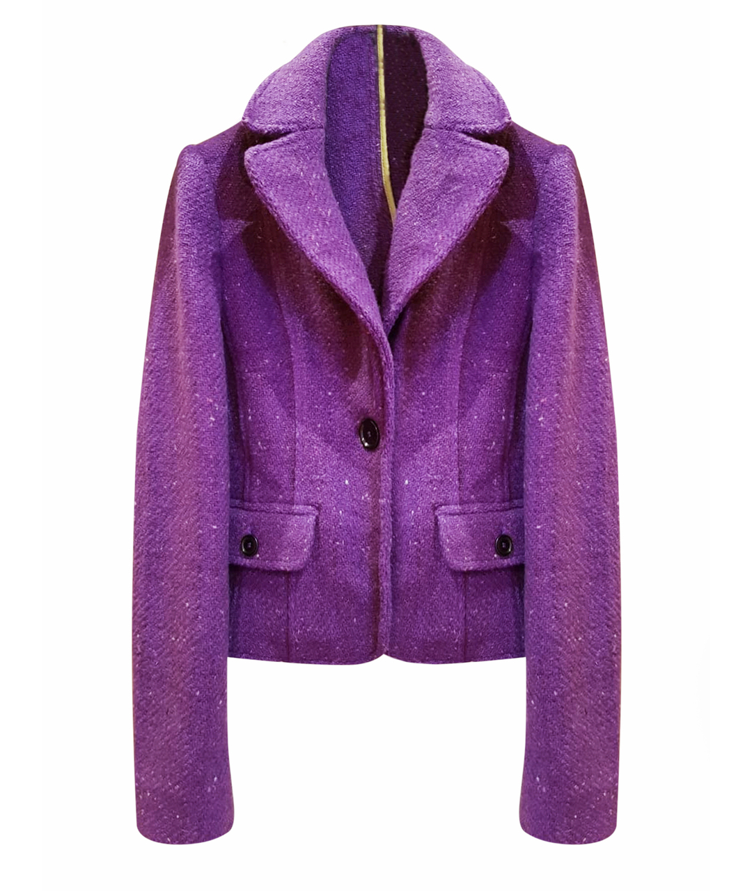 ETRO Фиолетовое шерстяное пальто, фото 1