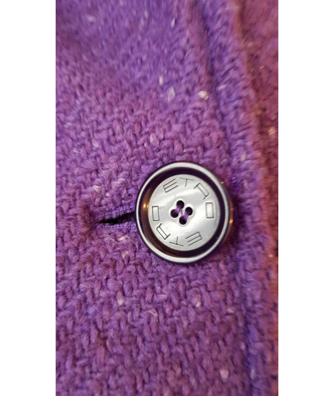 ETRO Фиолетовое шерстяное пальто, фото 3