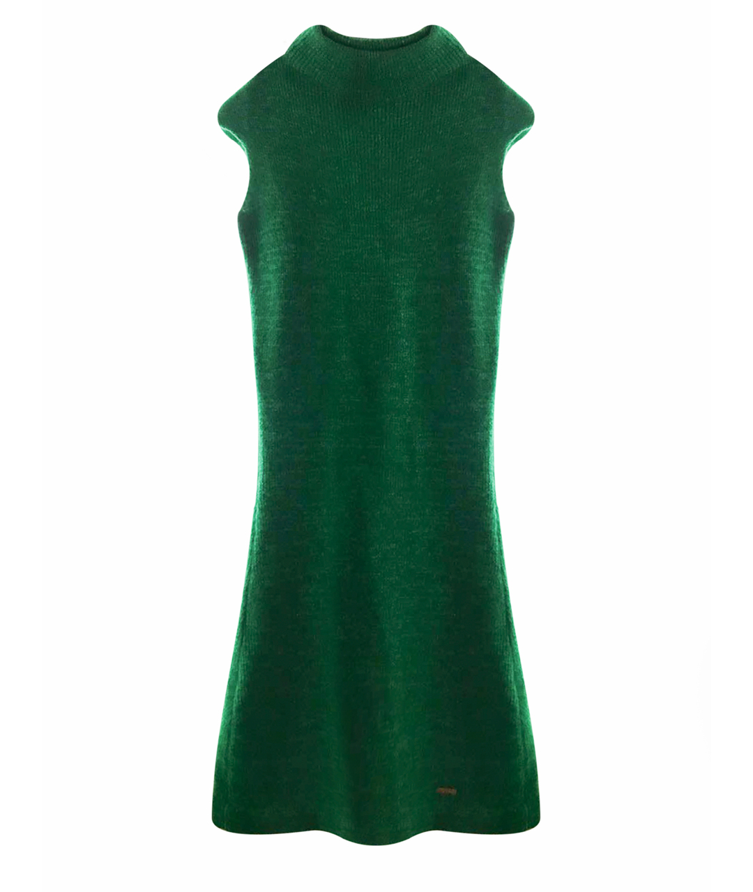 DSQUARED2 Зеленые шерстяное повседневное платье, фото 1