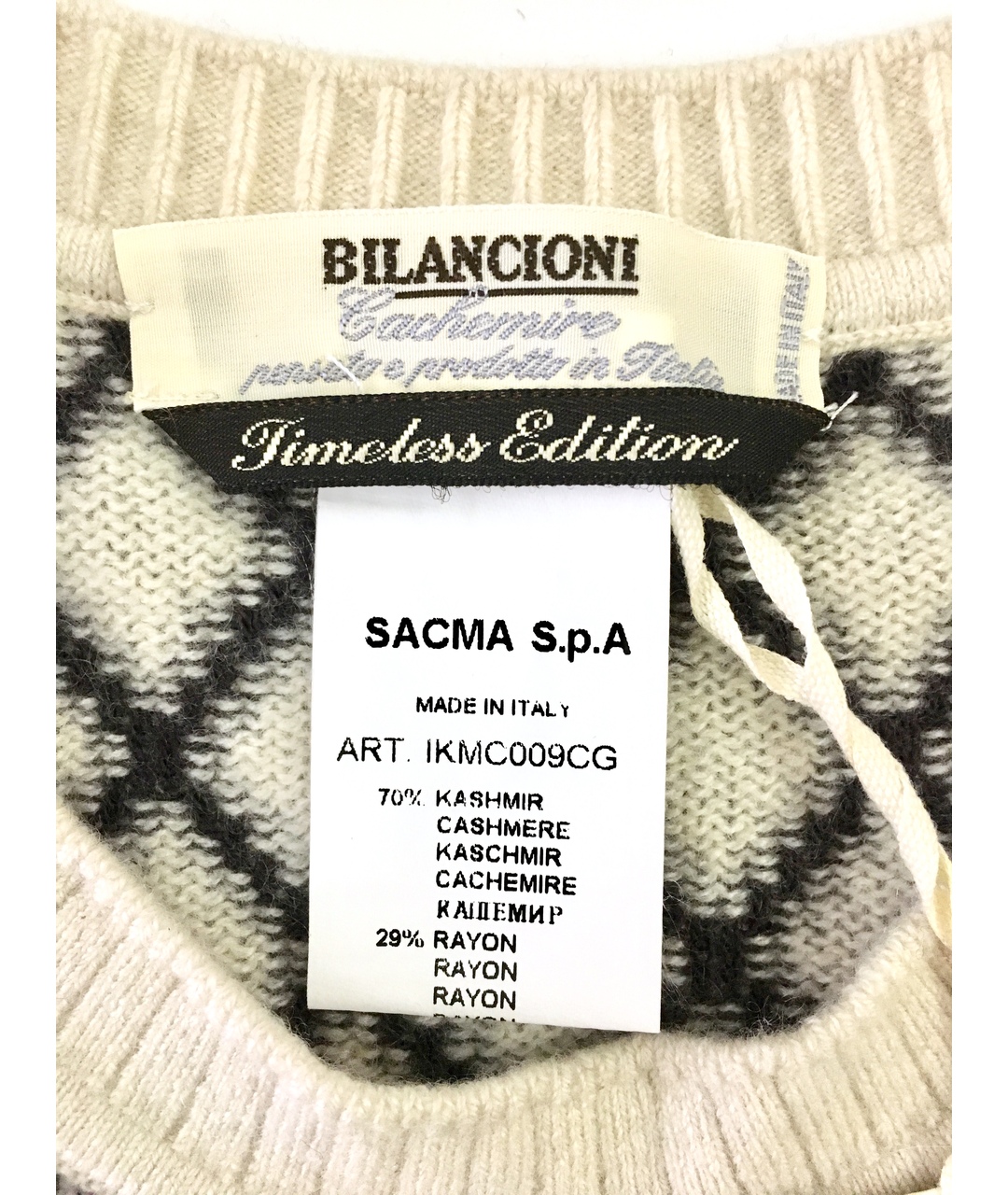 BILANCIONI Кашемировый джемпер / свитер, фото 8