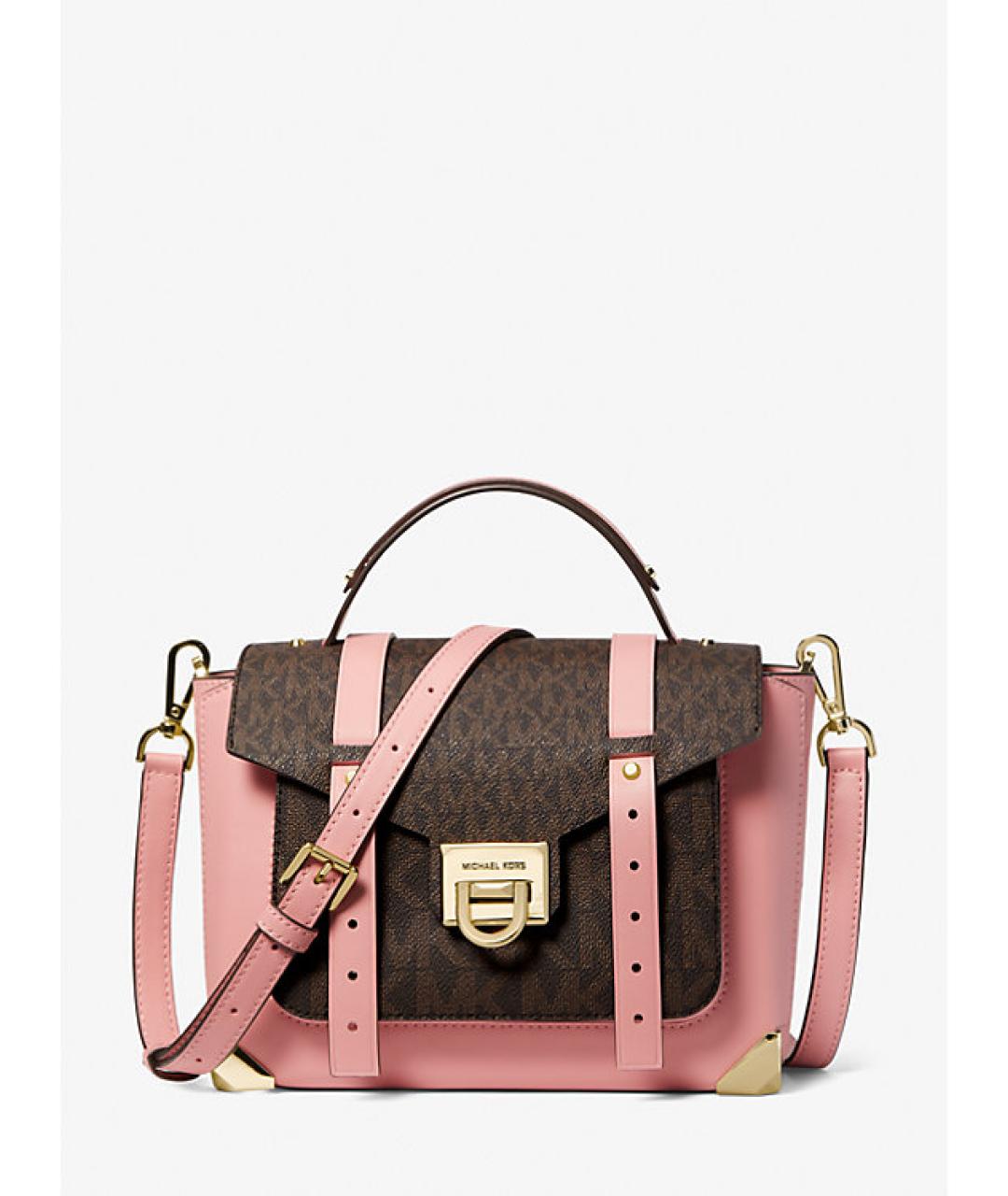 MICHAEL KORS Розовая сумка тоут, фото 4