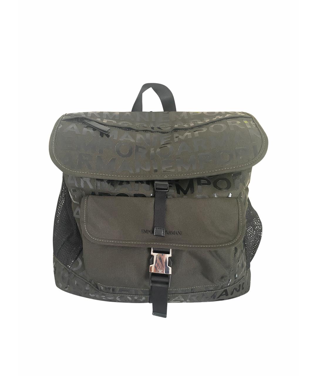 EMPORIO ARMANI Зеленый рюкзак, фото 1
