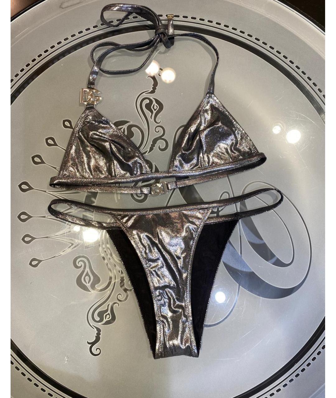 DOLCE&GABBANA Серый купальник, фото 2