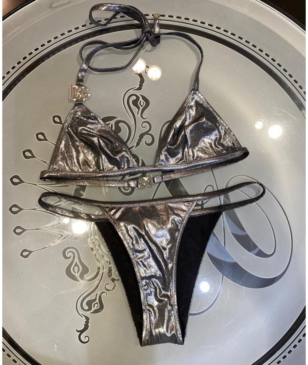 DOLCE&GABBANA Серый купальник, фото 3