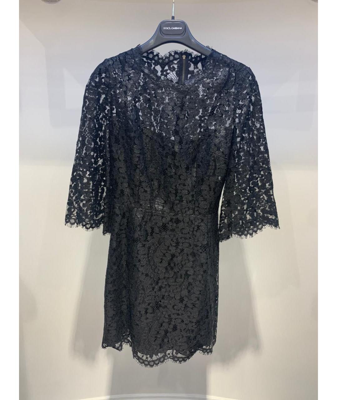 DOLCE&GABBANA Черное повседневное платье, фото 2