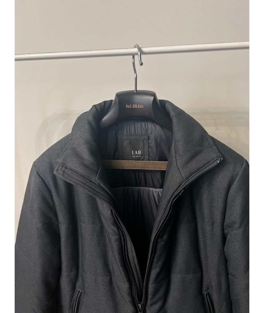 PAL ZILERI Серый шерстяной пуховик, фото 3