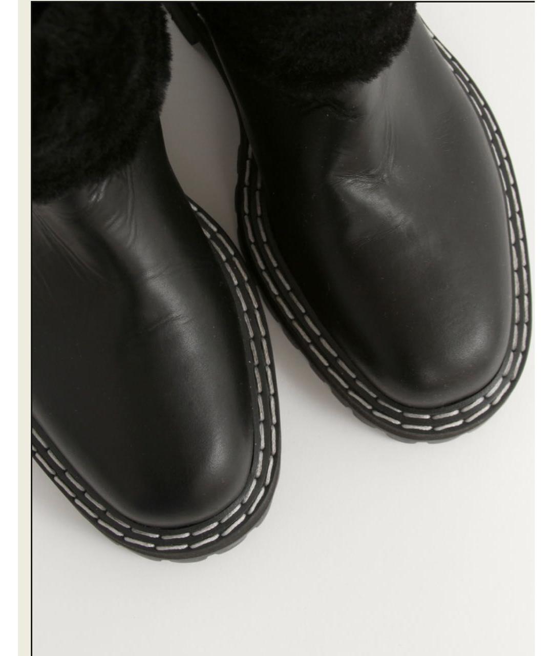PROENZA SCHOULER Черные кожаные ботинки, фото 7