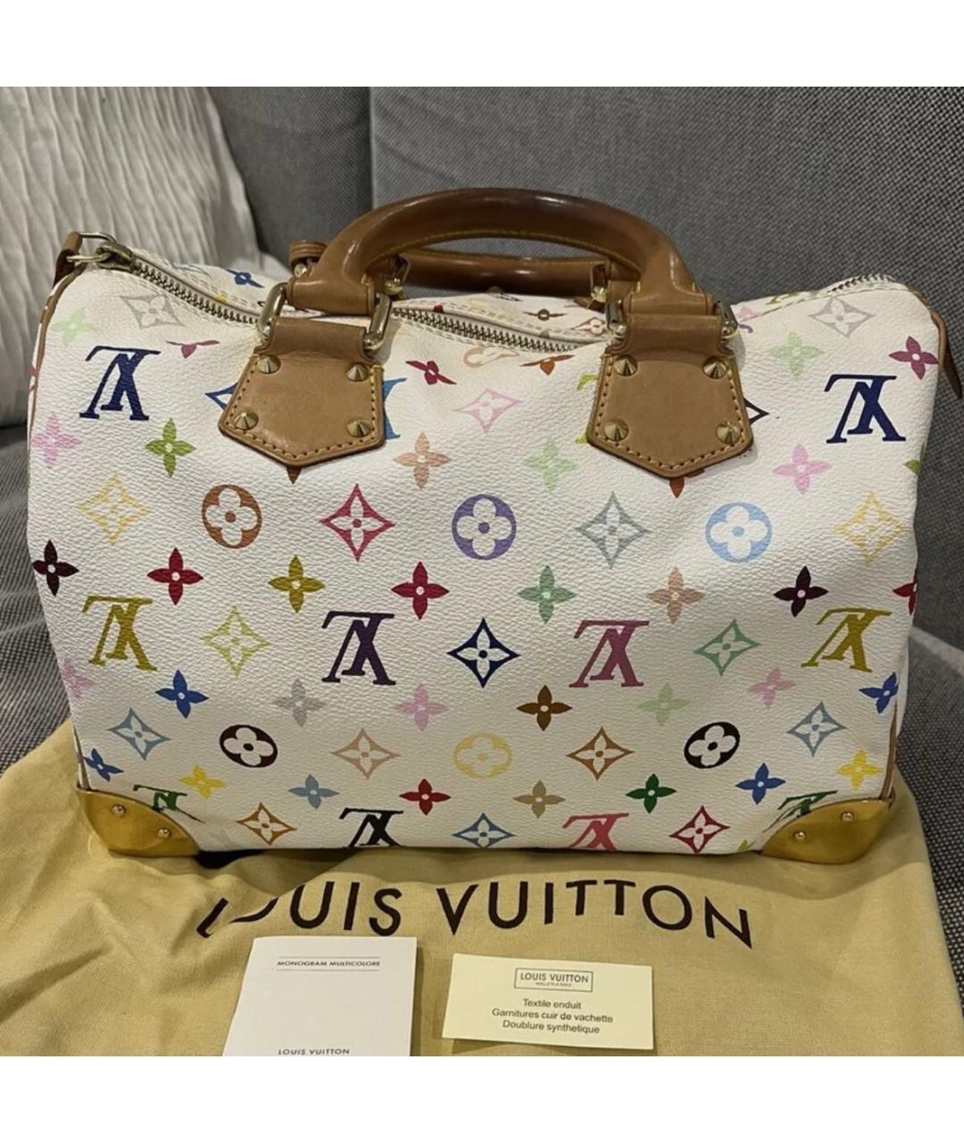 Louis Vuitton x Takashi Murakami 2008 pre-owned limited edition Speedy 35  bag - ShopStyle