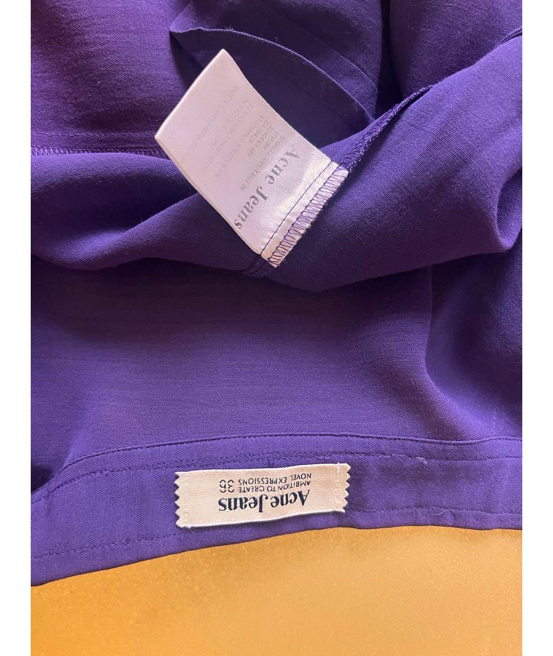 ACNE STUDIOS Фиолетовая блузы, фото 4