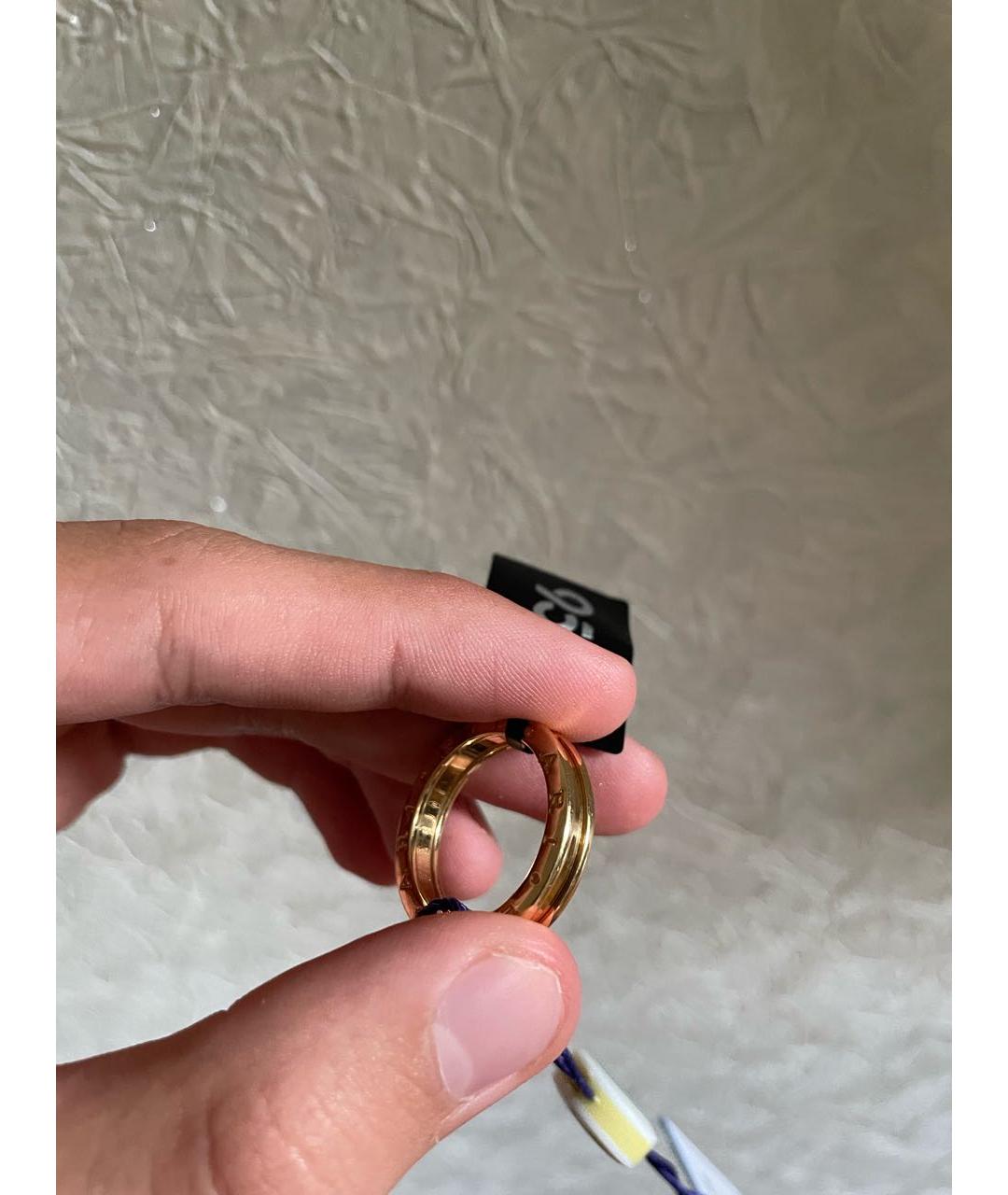 BVLGARI Горчичное кольцо из желтого золота, фото 4