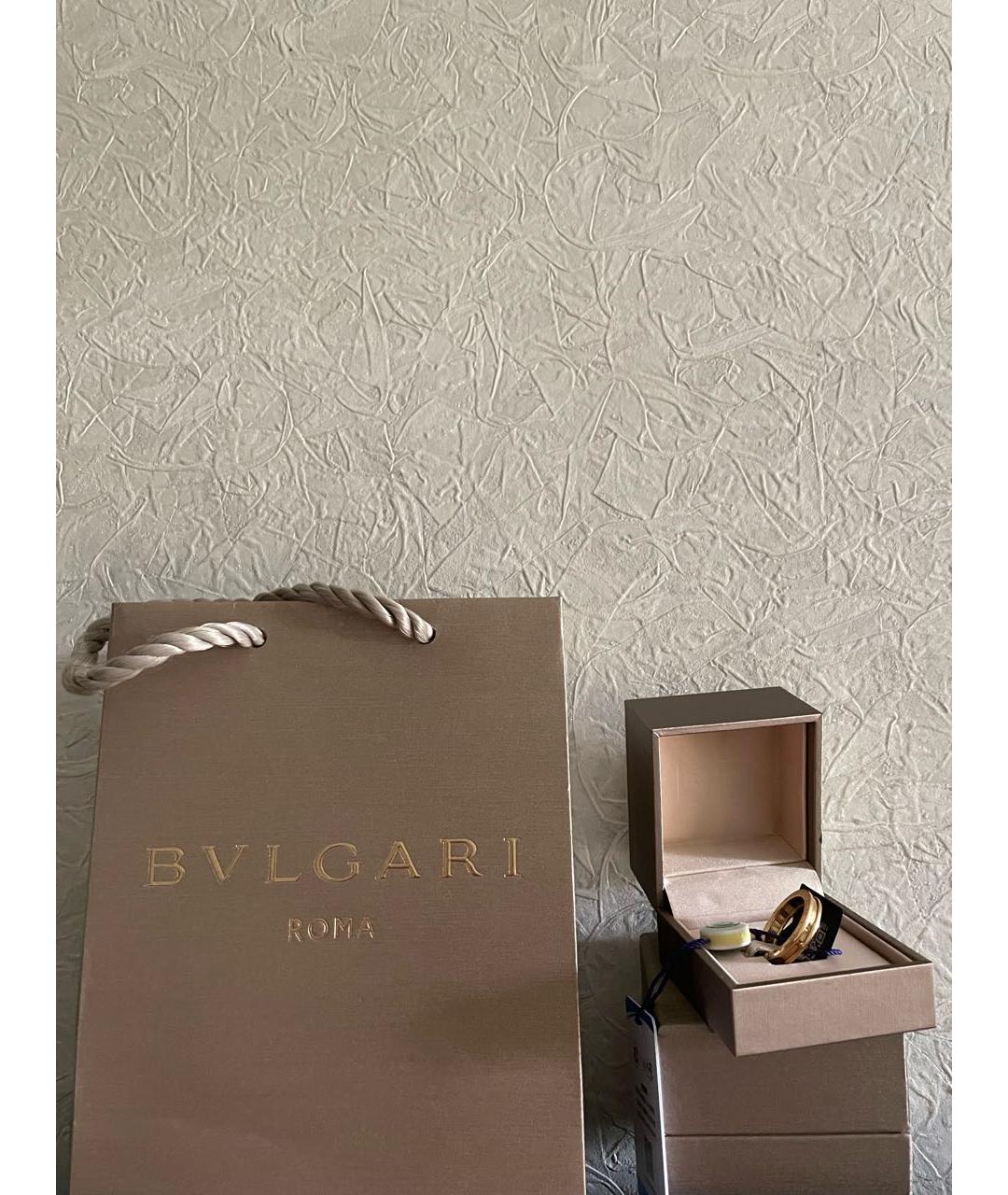 BVLGARI Горчичное кольцо из желтого золота, фото 3