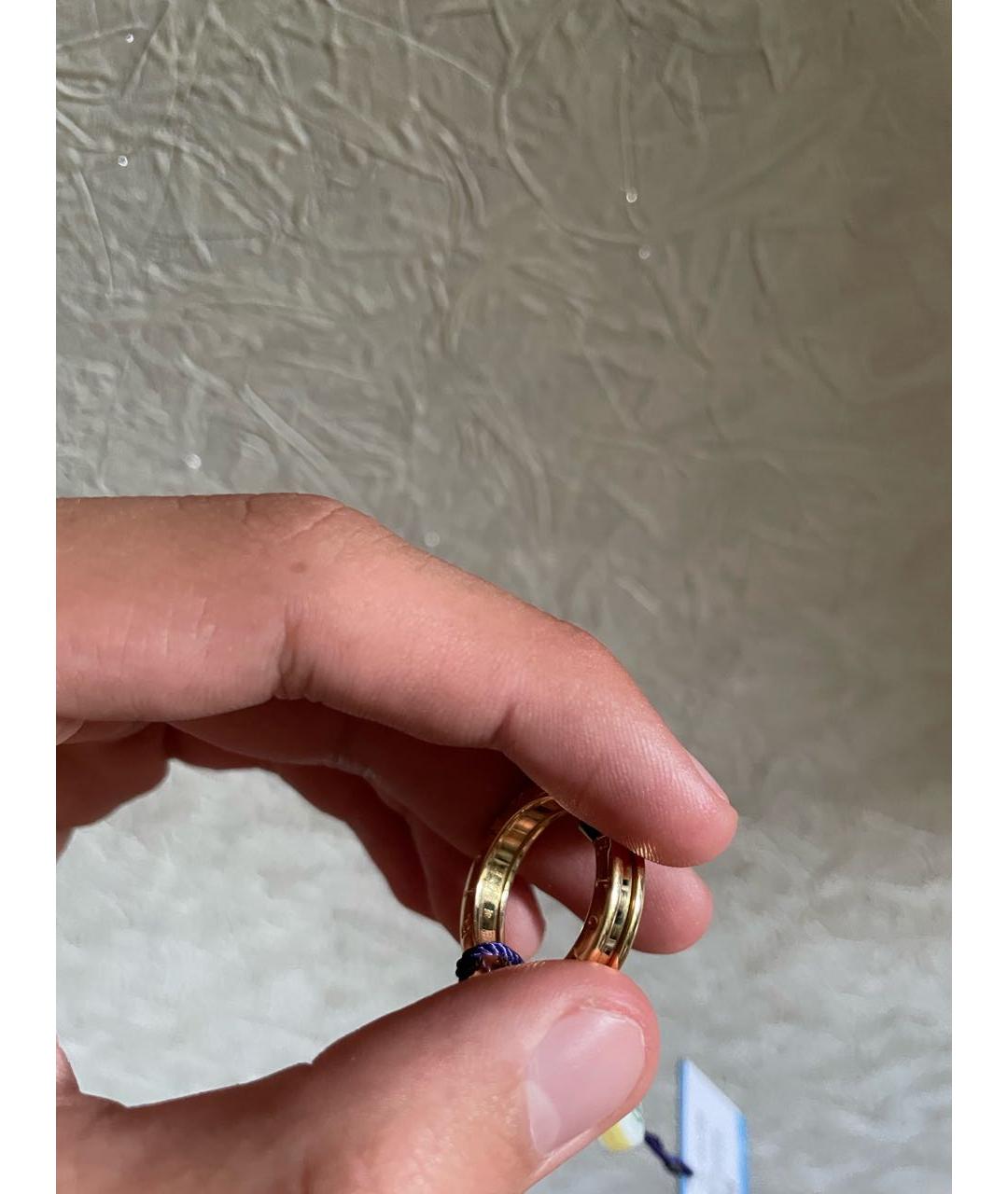 BVLGARI Горчичное кольцо из желтого золота, фото 5
