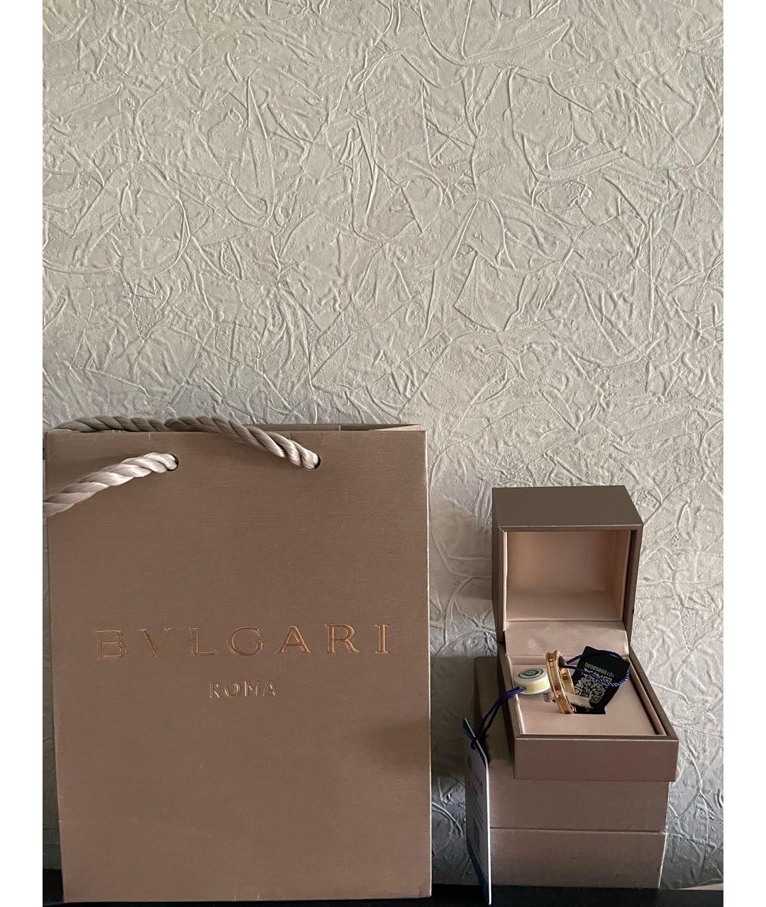 BVLGARI Горчичное кольцо из желтого золота, фото 9