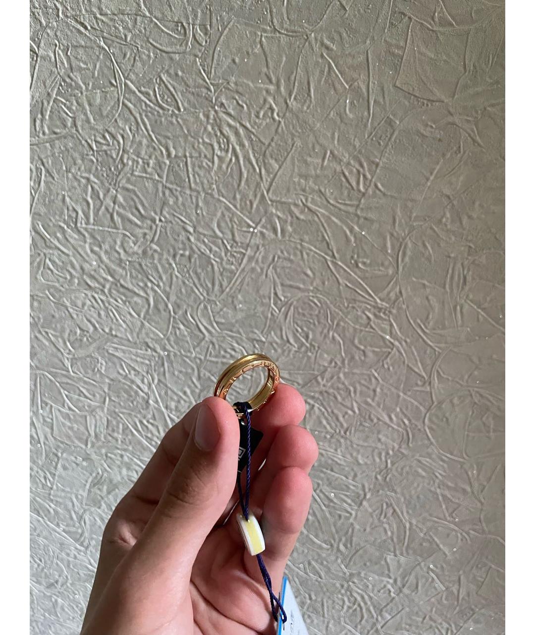BVLGARI Горчичное кольцо из желтого золота, фото 7