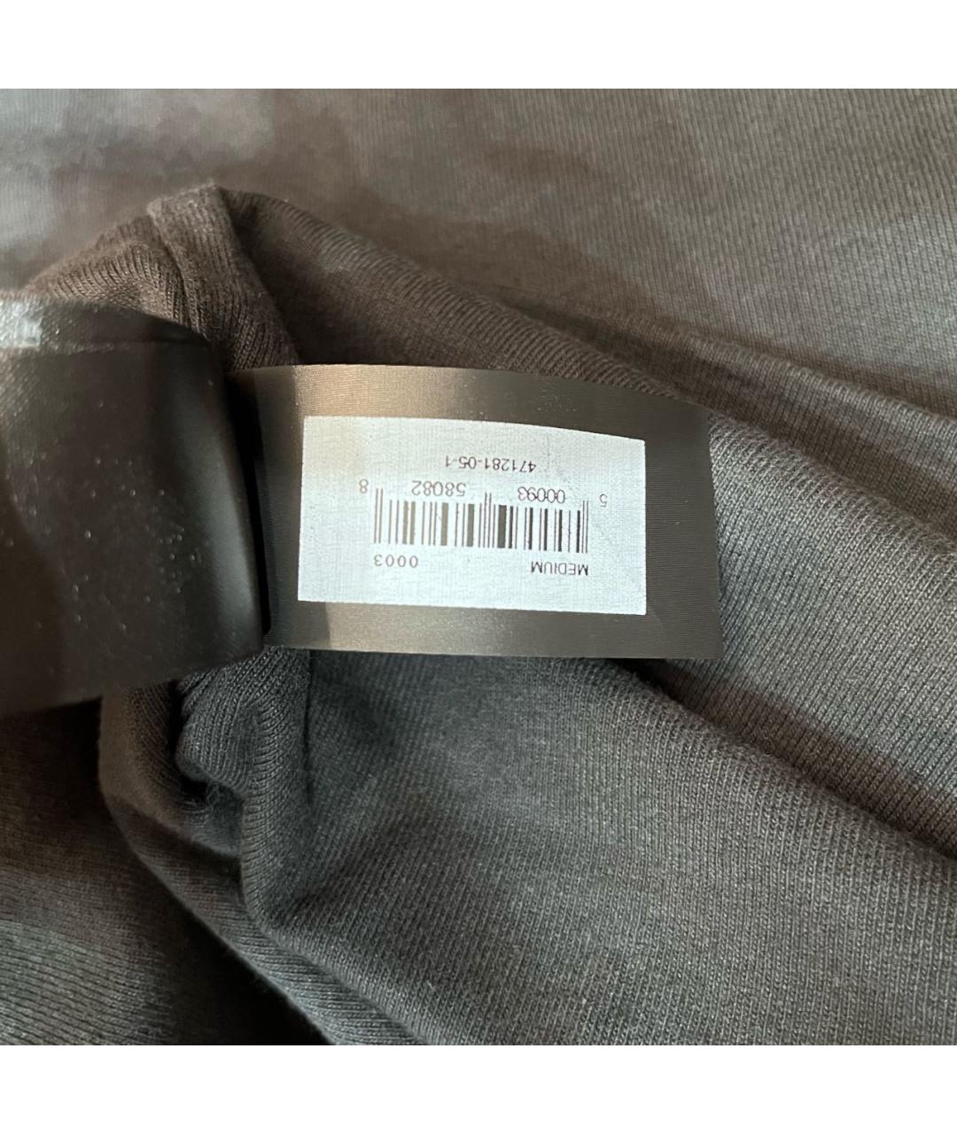 YEEZY Черная хлопковая футболка, фото 6