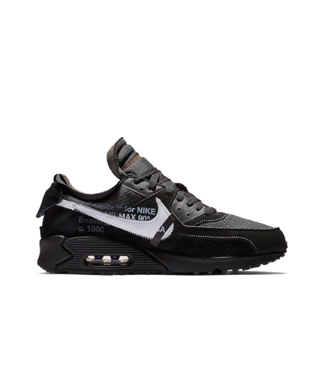 NIKE X OFF-WHITE Черные текстильные кроссовки, фото 1