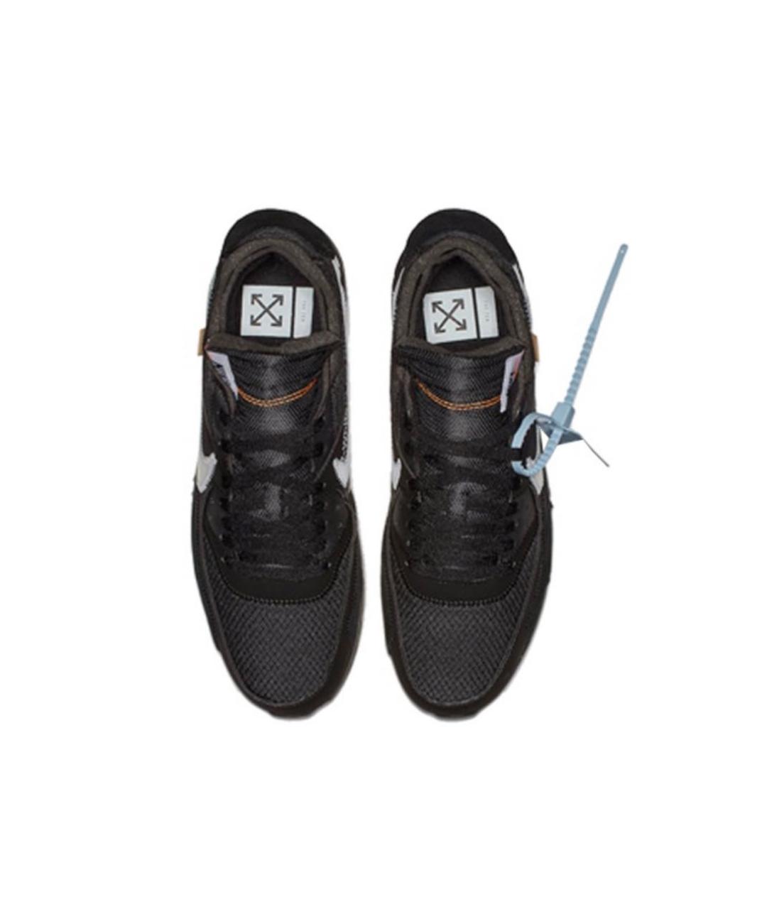 NIKE X OFF-WHITE Черные текстильные кроссовки, фото 4
