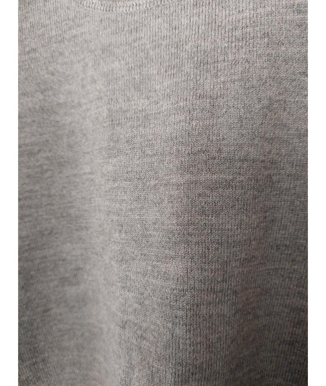 NEIL BARRETT Серый шерстяной джемпер / свитер, фото 5