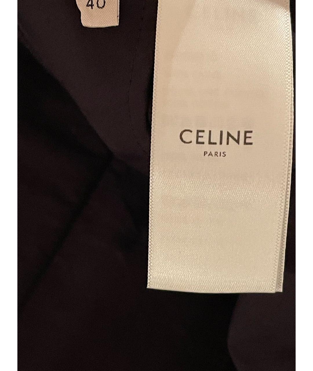 CELINE Антрацитовые шерстяные кюлоты, фото 6