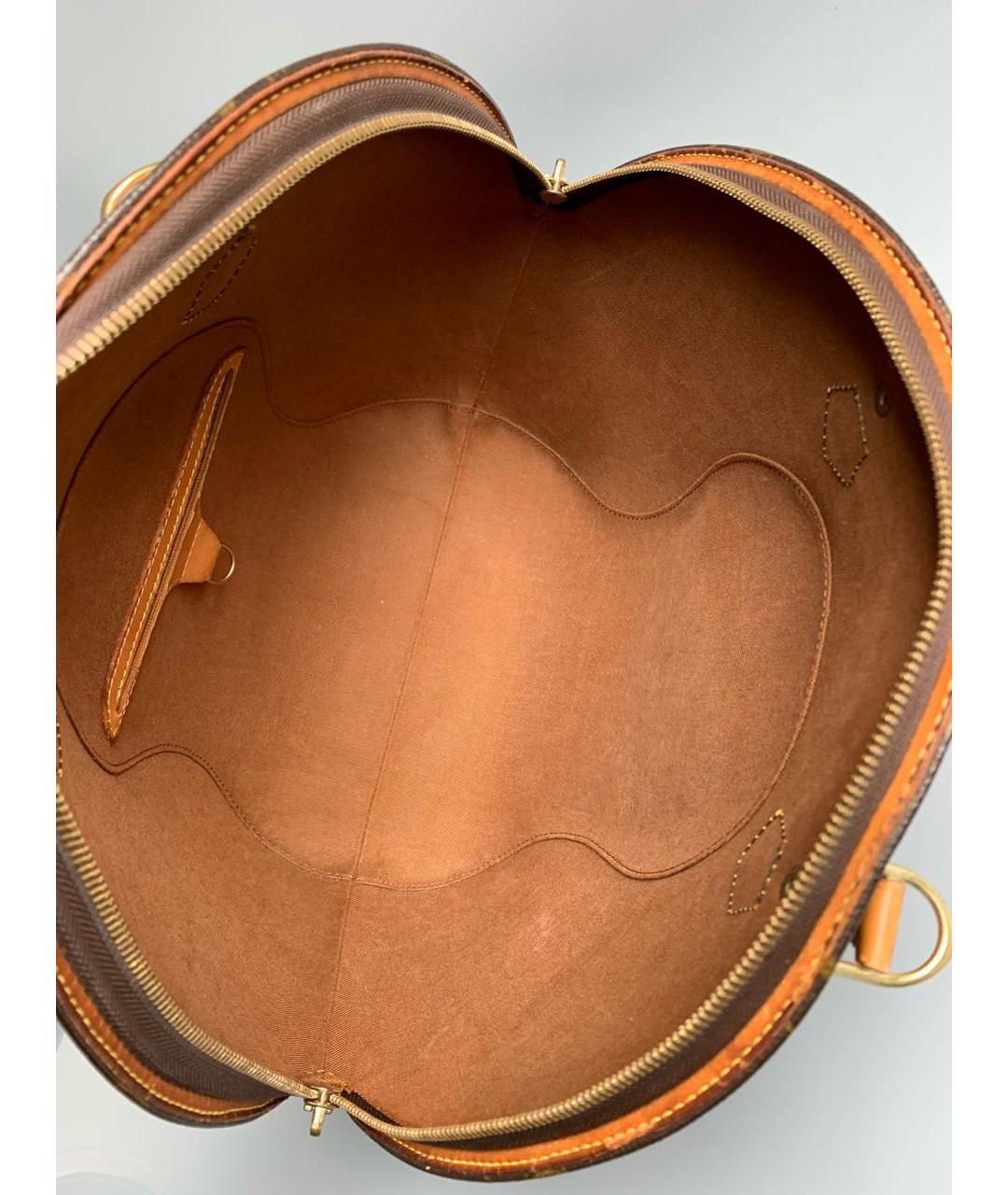 LOUIS VUITTON Коричневая сумка с короткими ручками, фото 8