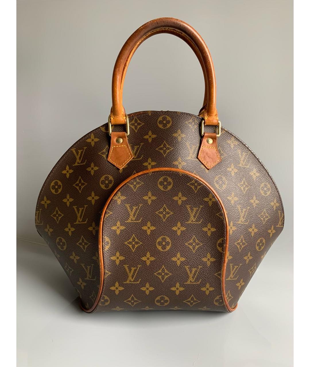 LOUIS VUITTON Коричневая сумка с короткими ручками, фото 7