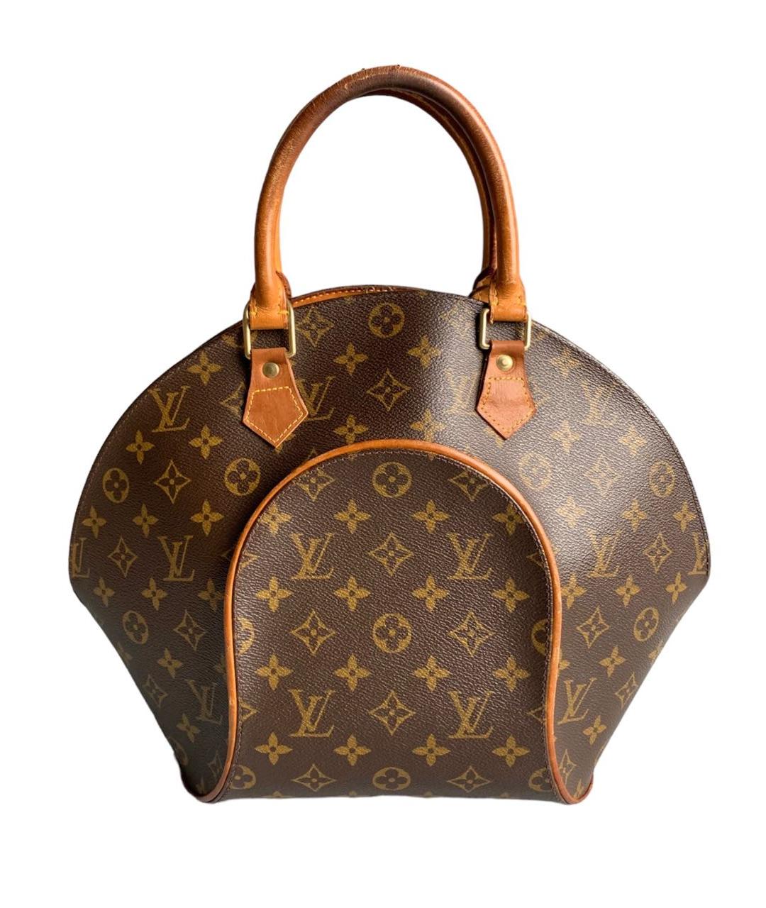 LOUIS VUITTON Коричневая сумка с короткими ручками, фото 1