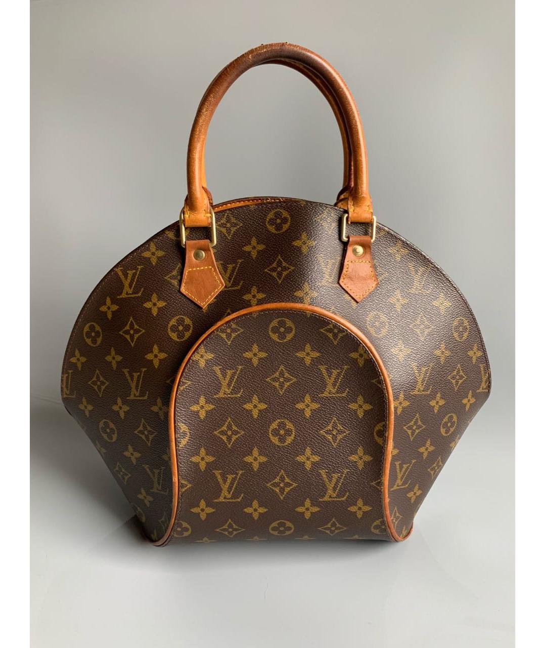 LOUIS VUITTON Коричневая сумка с короткими ручками, фото 2