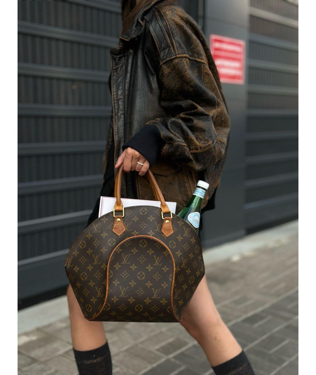 LOUIS VUITTON Коричневая сумка с короткими ручками, фото 6