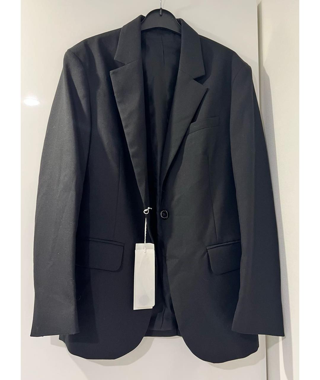 ARKET Черный шерстяной жакет/пиджак, фото 5