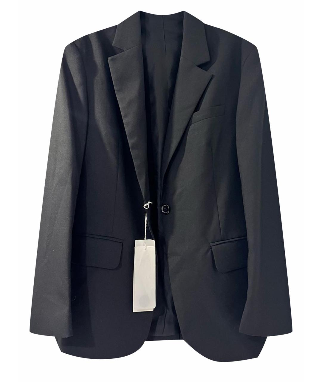 ARKET Черный шерстяной жакет/пиджак, фото 1
