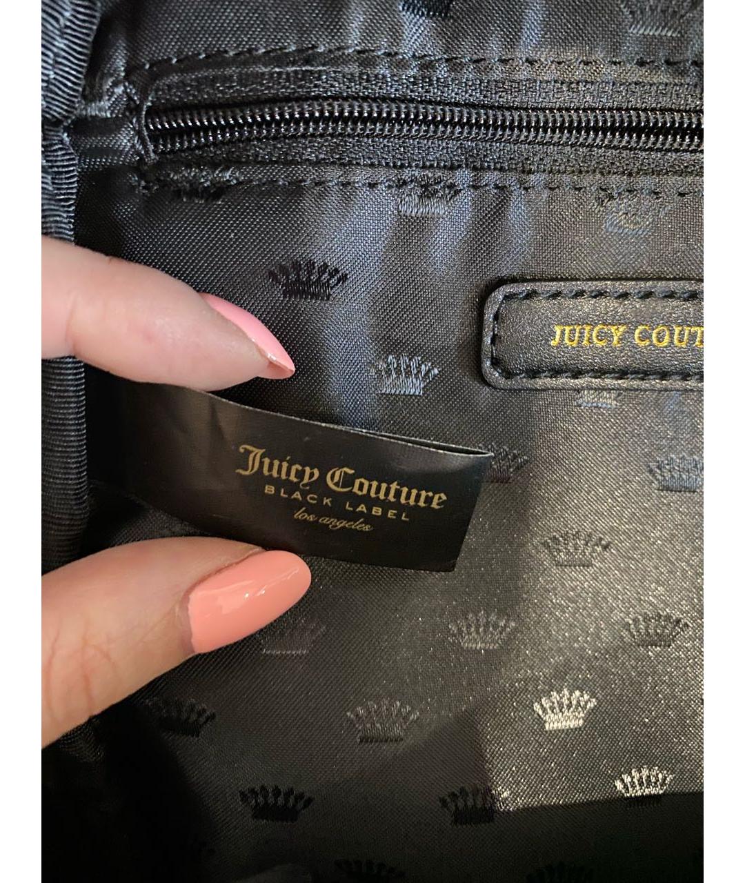 JUICY COUTURE Синий замшевый рюкзак, фото 7