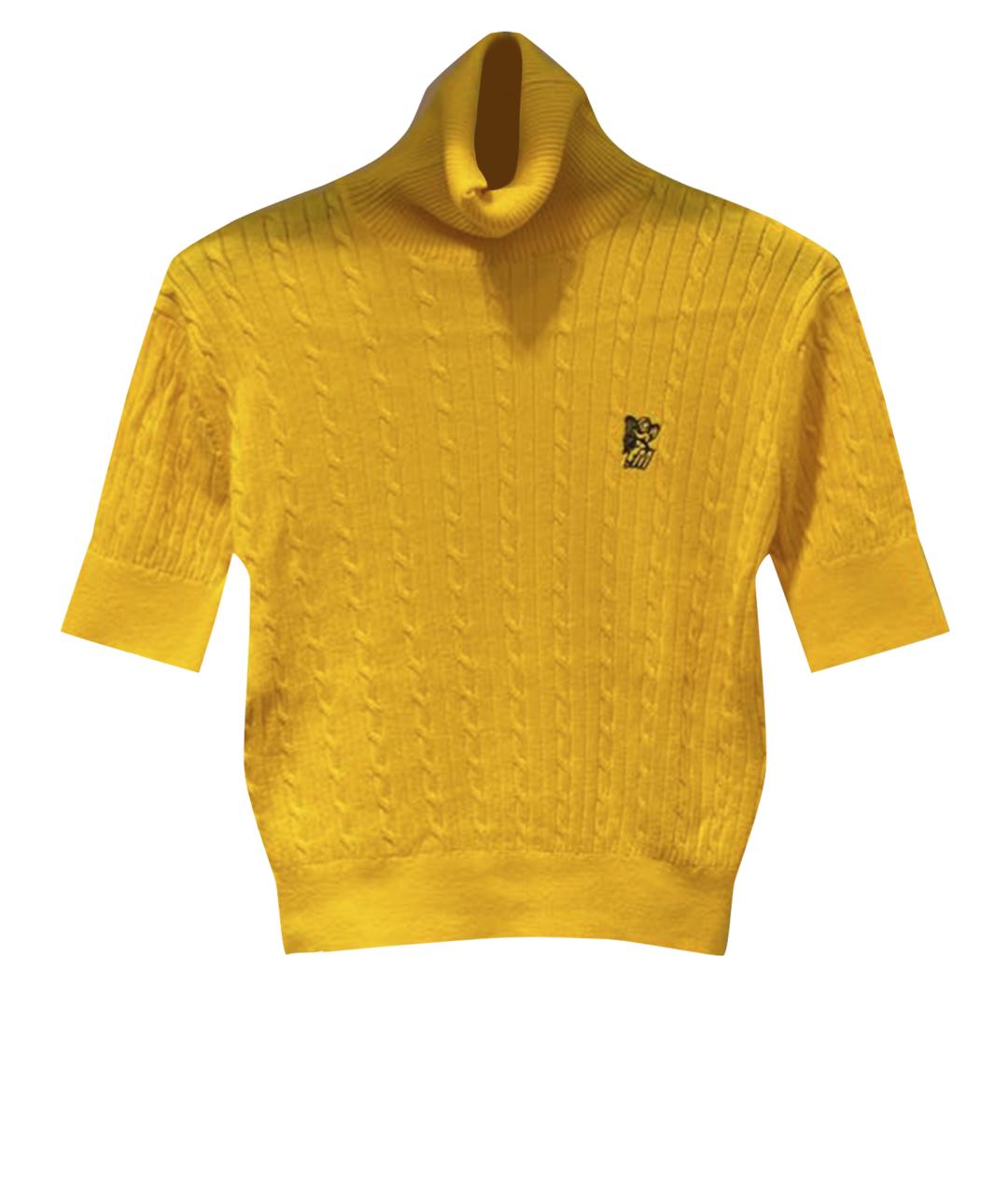MSGM Желтый шерстяной джемпер / свитер, фото 1
