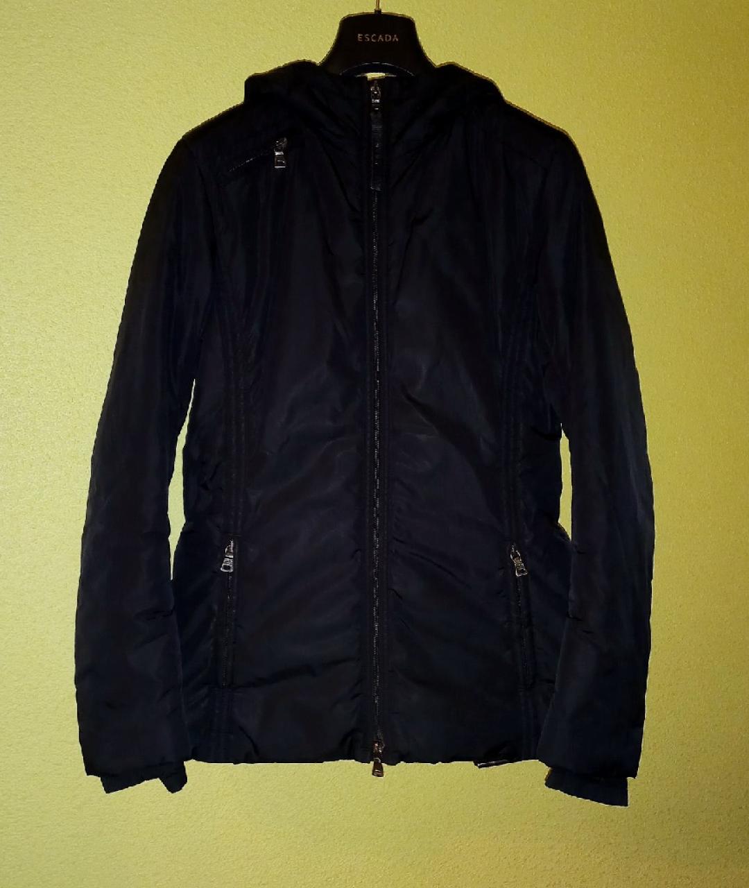 PRADA Черная полиэстеровая куртка, фото 10