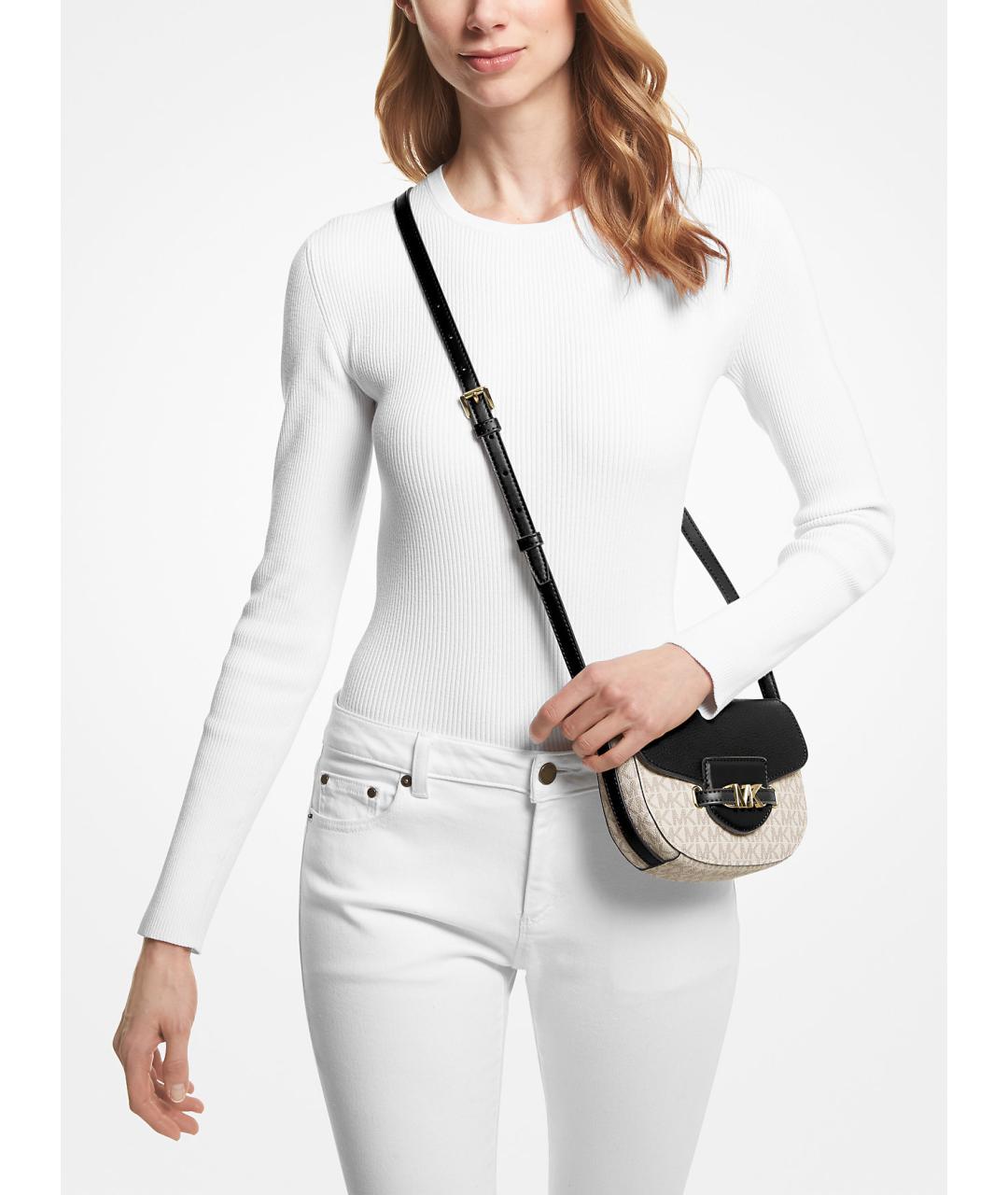 MICHAEL KORS Бежевая сумка через плечо, фото 4