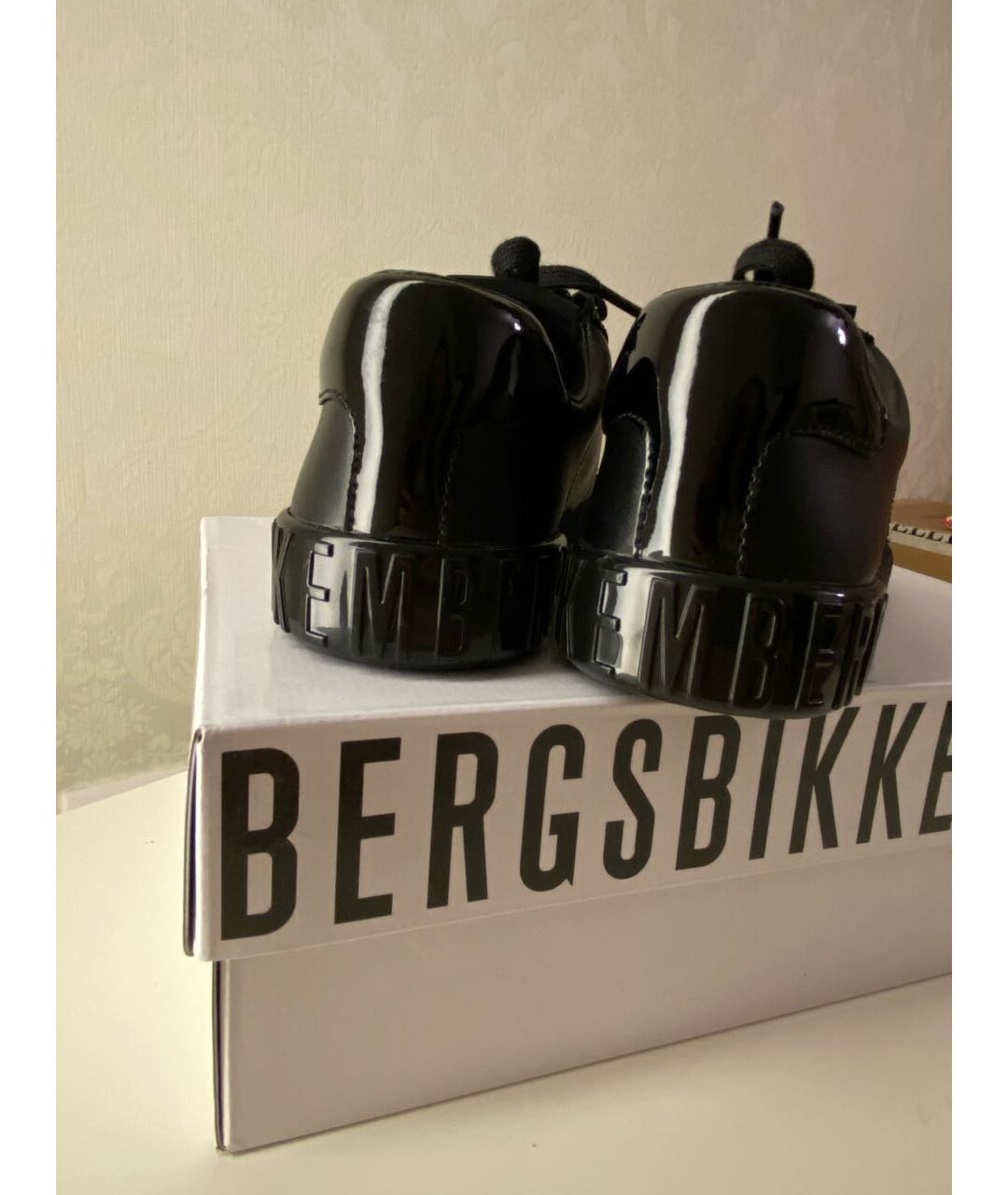 BIKKEMBERGS Черные кроссовки, фото 2