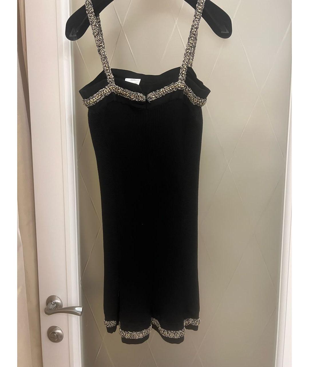 CHANEL PRE-OWNED Черное коктейльное платье, фото 2