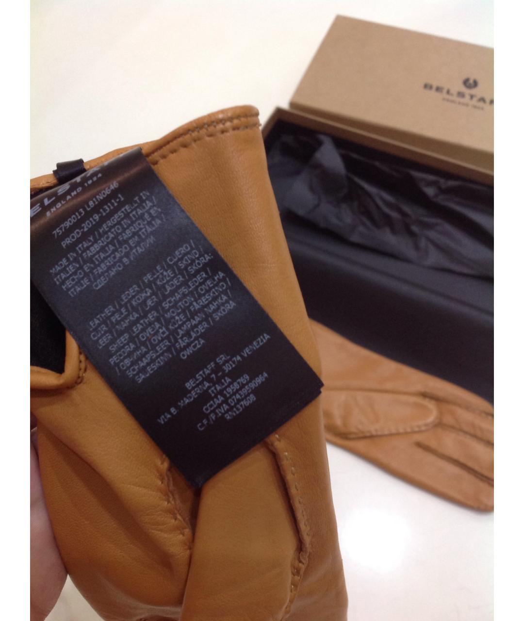 BELSTAFF Кожаные перчатки, фото 5