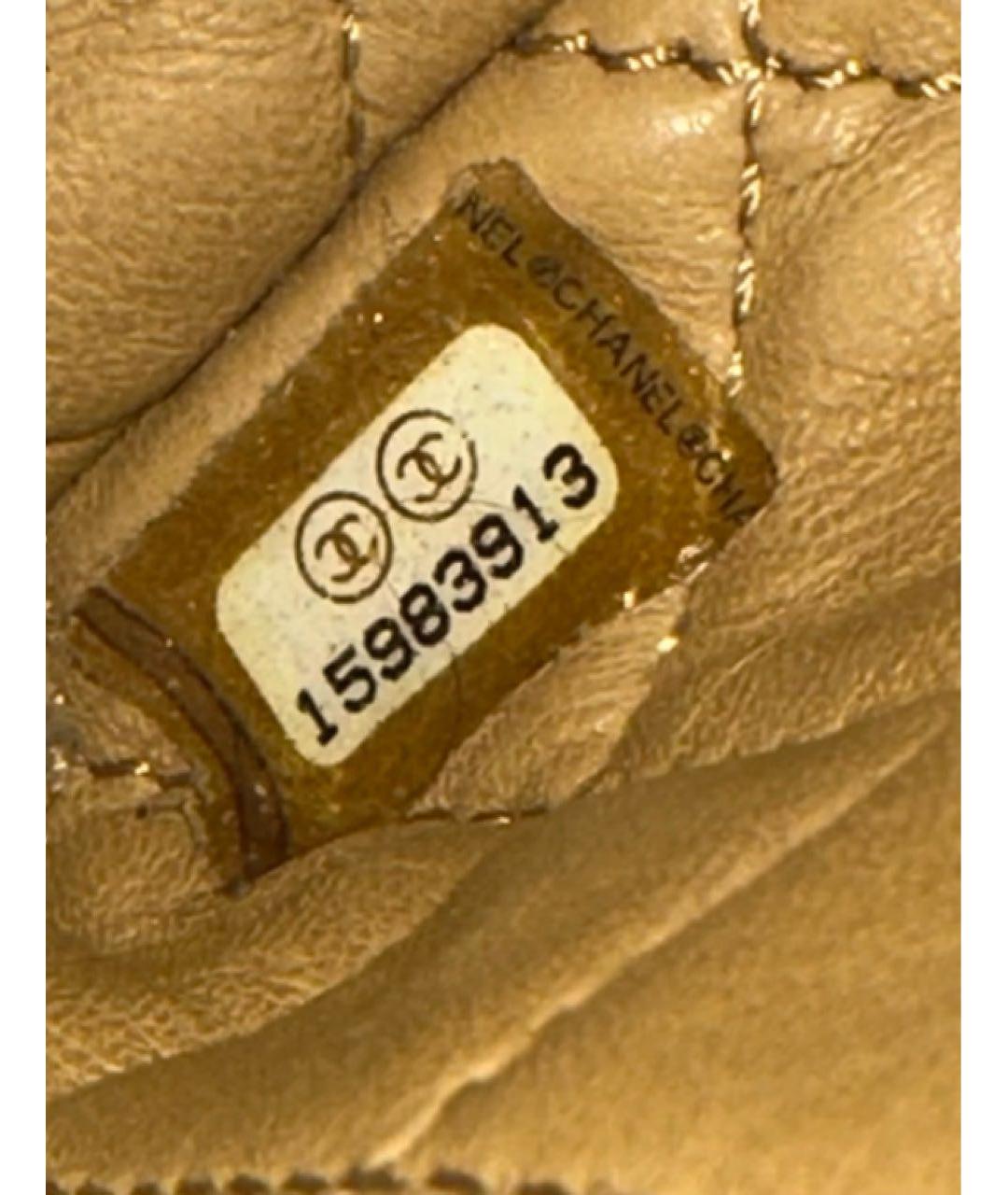 CHANEL PRE-OWNED Коричневая сумка с короткими ручками из экзотической кожи, фото 6