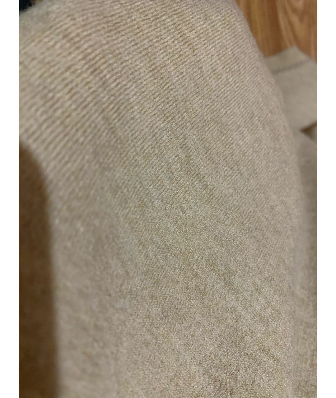 FENDI Бежевый кашемировый джемпер / свитер, фото 4