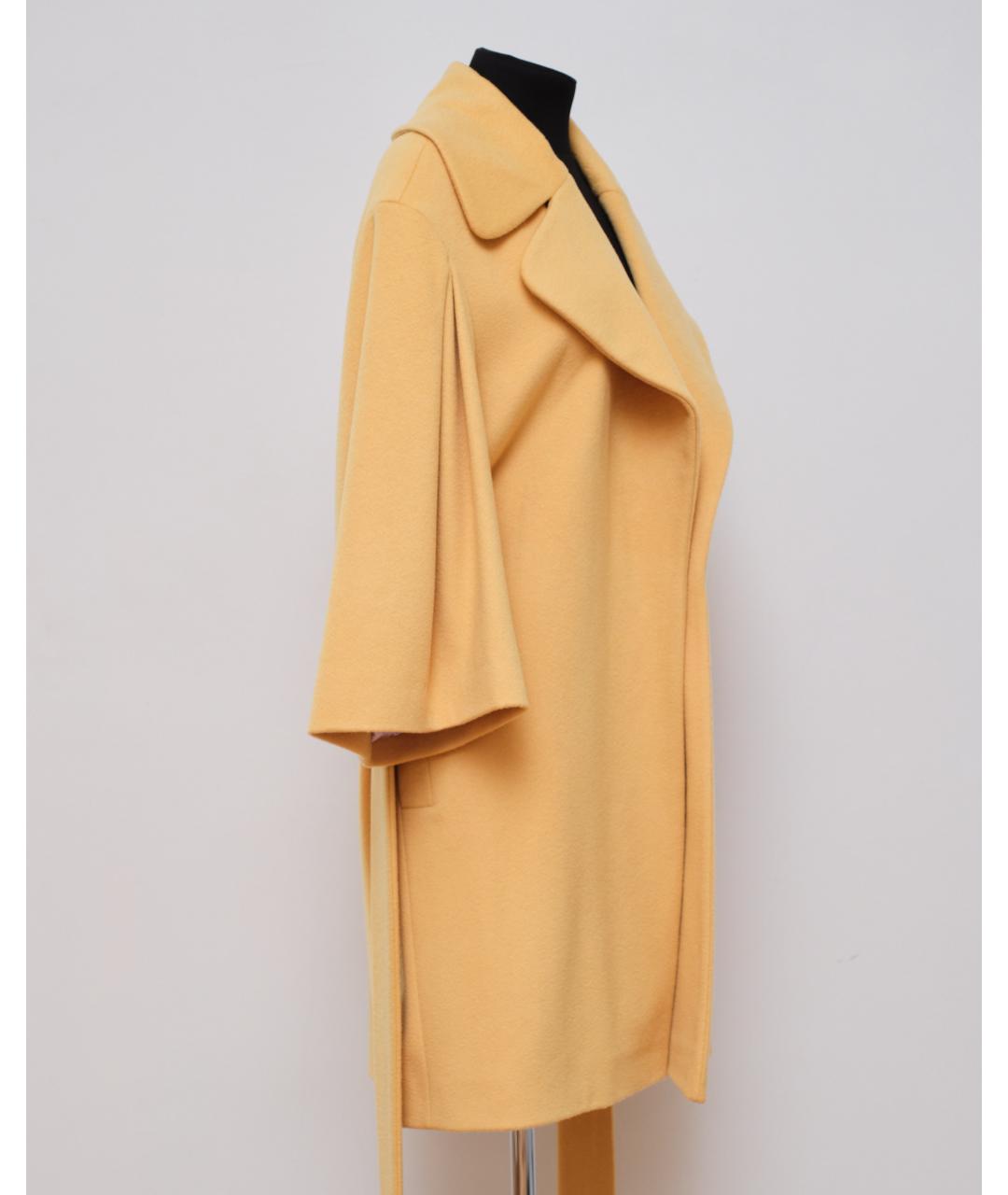 EDEM Желтое кашемировое пальто, фото 2